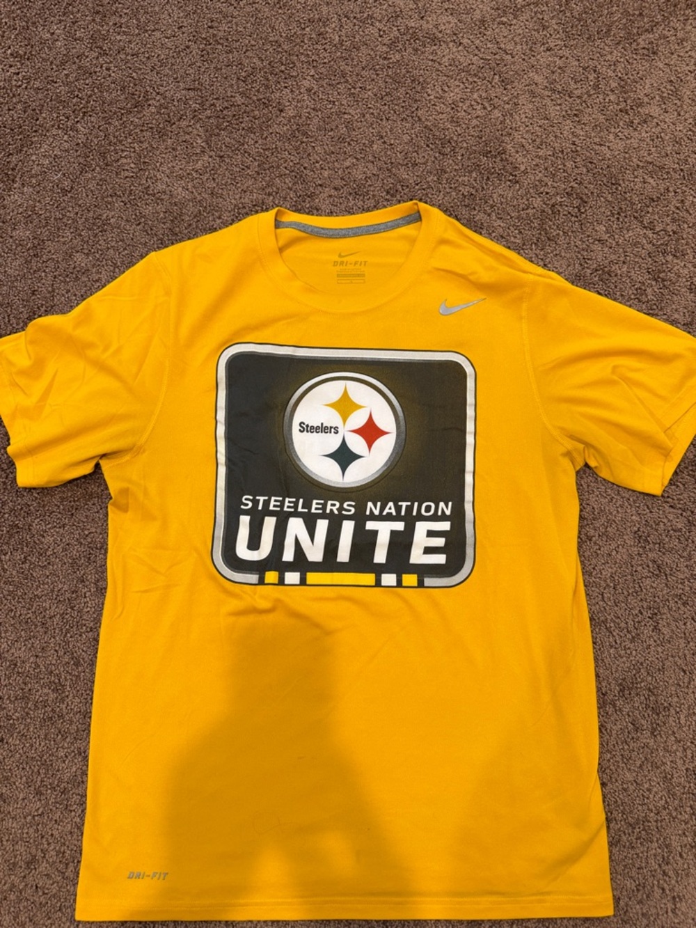Nike Gold Pittsburgh Steelers Nation Unite Graphic Tee